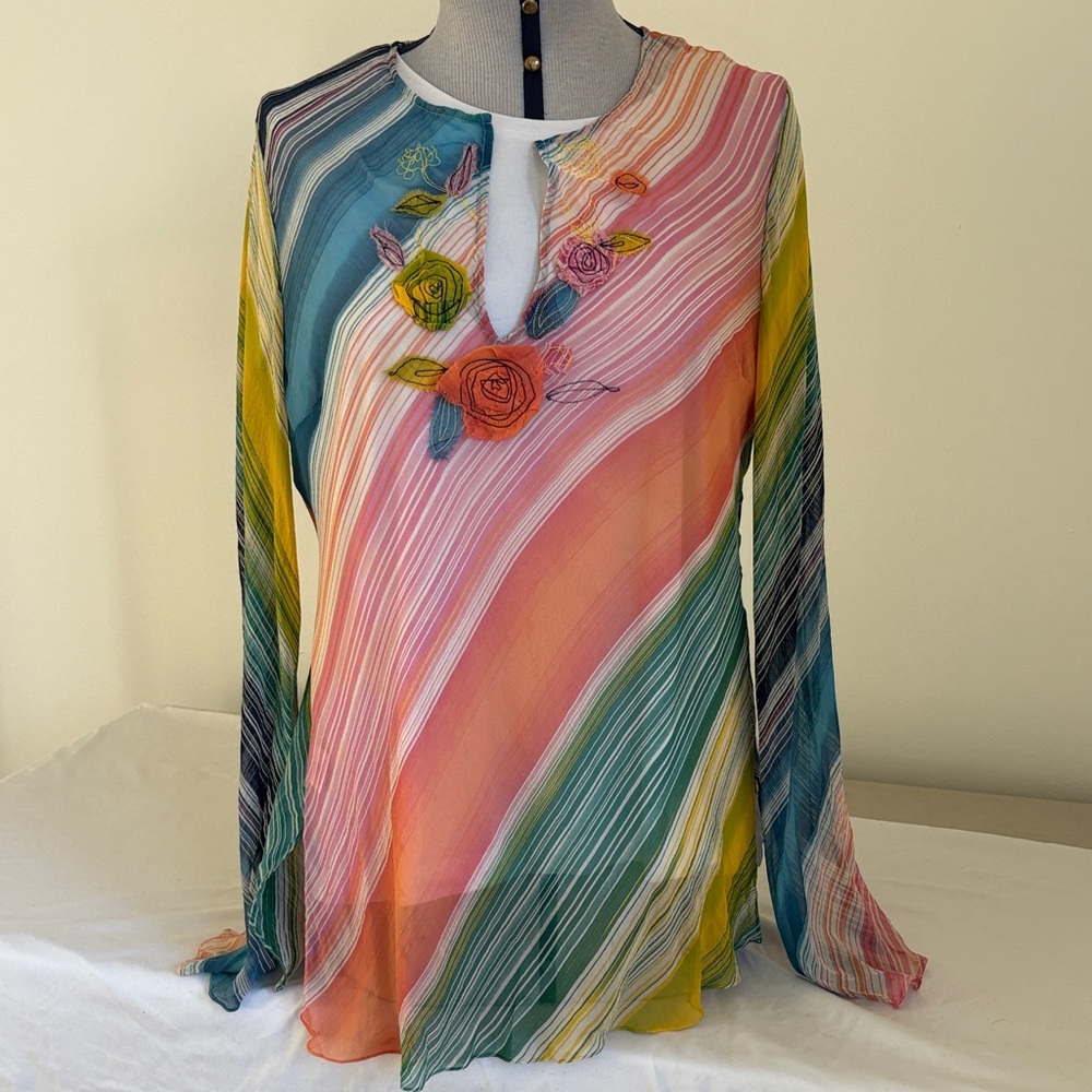 BCBG Silk Blouse